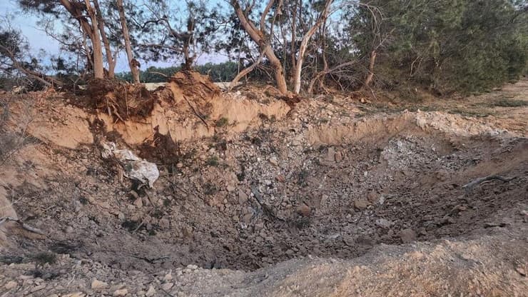 מטוס קרב הפיל בשוגג פצצה בעוטף עזה