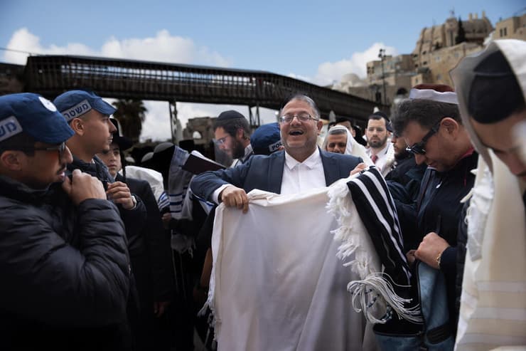 השר איתמר בן גביר ברחבת הכותל