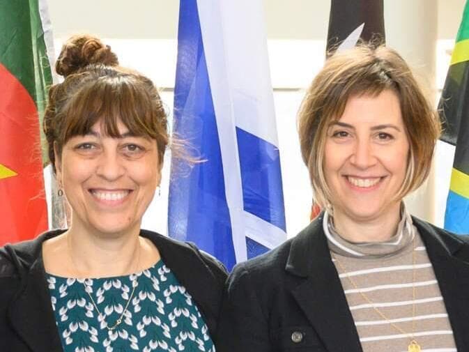 מימין: פרופ' חגית הוכנר ופרופ' נטע רגב-רוצקי