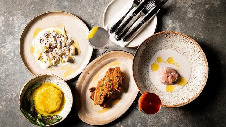 תפריט מגרה. מנות ברובע א' (צילום: בן יוסטר) רובע א'