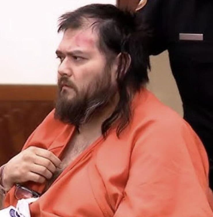 ג'פרי לוג'אן וג'יל בבית המשפט (צילום: מתוך הרשתות החברתיות) ג'פרי לוג'אן וג'יל בבית המשפט