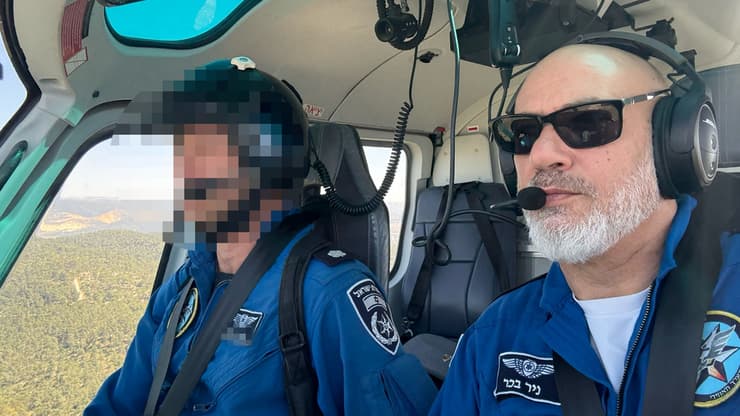 ניר בכר טייס מסוק המשטרה חזר לטוס לאחר שקרס בחופשה בתאילנד