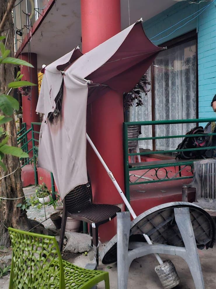 הנזק מחוץ לבית חב"ד בבירת נפאל