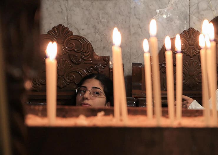 חג פסחא כנסייה ב עיר עזה