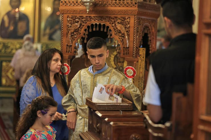 חג פסחא כנסייה ב עיר עזה