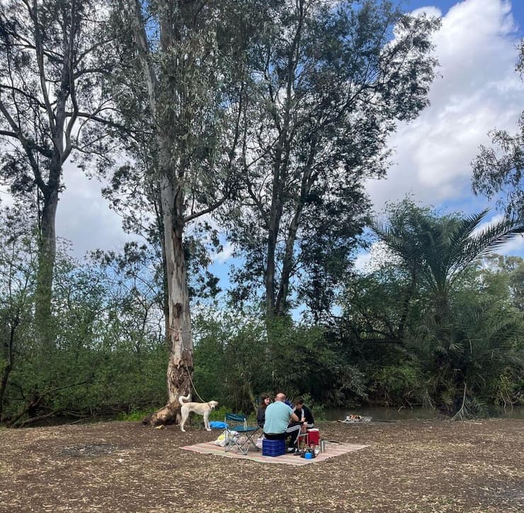 "שביל ישראל" בירקון, ליד אבו רבאח