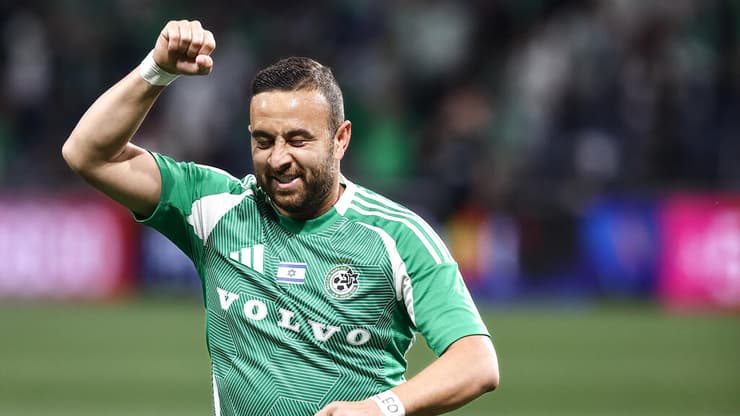 עוזב לטורקיה. דיא סבע (צילום: גיל נחושתן ) מכבי חיפה דיא סבע מכבי נתניה