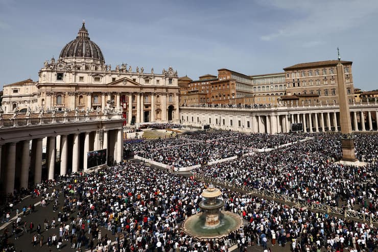 חג פסחא כיכר פטרוס הקדוש ותיקן הוותיקן
