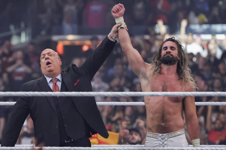 רסלמניה 41 סת' רולינס רומן ריינס