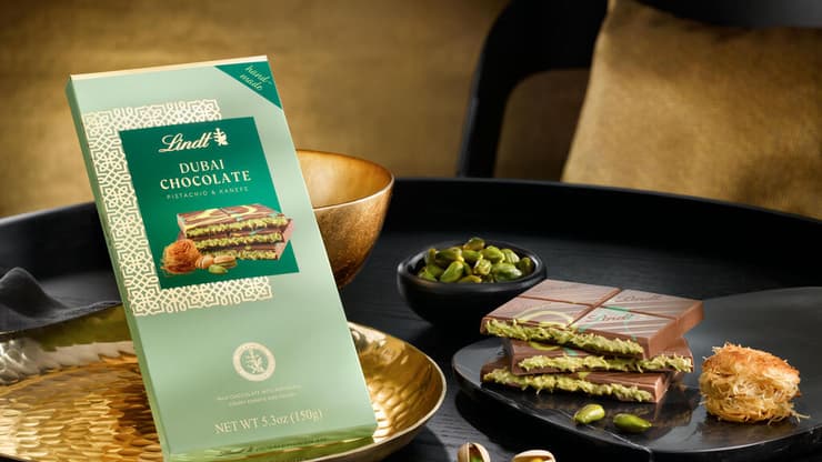 שוקולד דובאי של לינדט (צילום: Business Wire) שוקולד דובאי של לינדט