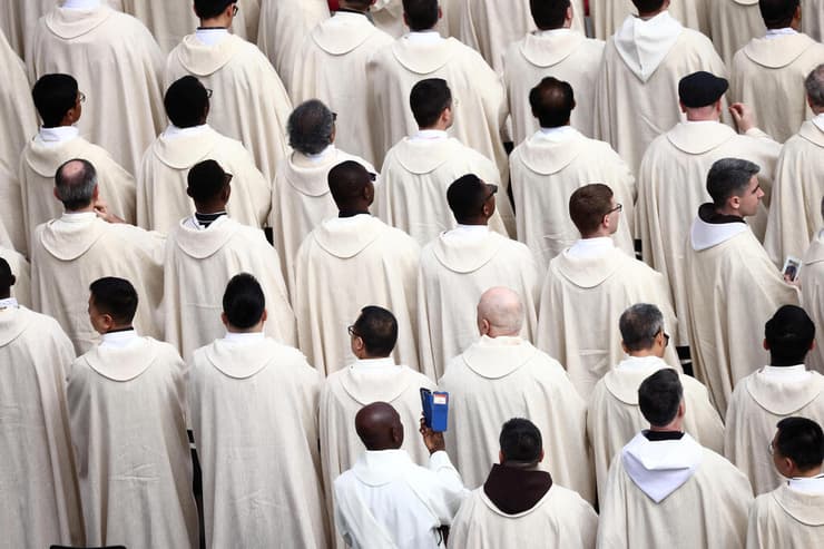 חג פסחא כיכר פטרוס הקדוש ותיקן הוותיקן מיסה