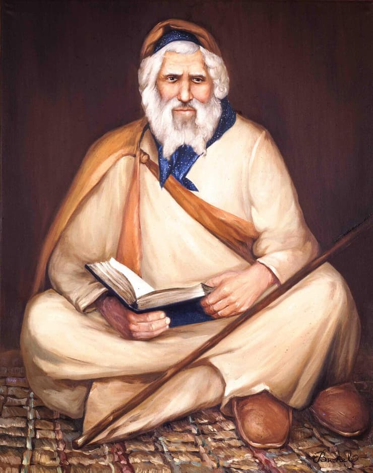רבי יעקב אבוחצירא (ציור: חיים בוכל) רבי יעקב אבוחצירא