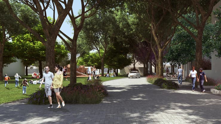 שכונת רקפות בבאר שבע - תכנון נעמה מליס אדריכלות ובינוי ערים