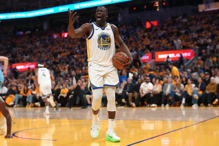 מועמד לתואר שחקן ההגנה של העונה. דריימונד גרין (Cary Edmondson/Reuters) שחקן גולדן סטייט ווריורס דריימונד גרין