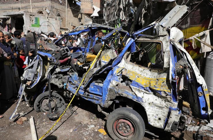 זירת תקיפה ב צנעא תימן