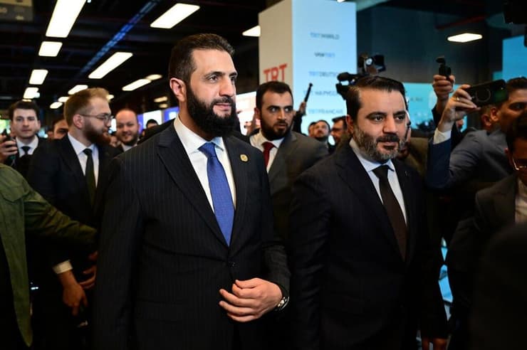 נשיא סוריה אחמד א שרע א-שרע אבו מוחמד אל ג'ולאני 