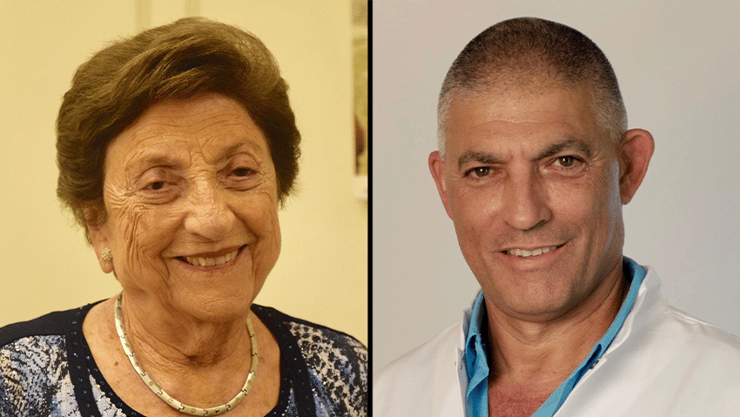 ד"ר תאה פרידמן וד"ר אכי פרידמן. האמא שורדת שואה בת 101, הבן מתנדב למען ניצולים (צילום: אלבום פרטי) ד"ר אכי פרידמן ד"ר תאה פרידמן רופאה ניצולת שואה שורדת שואה