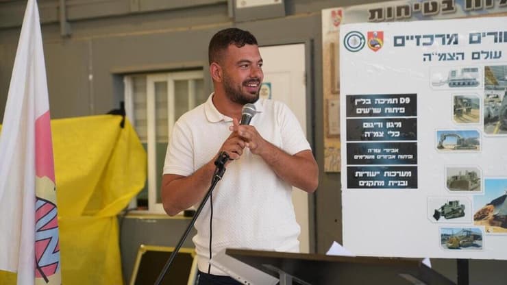 סגן יונתן בן חמו בטקס