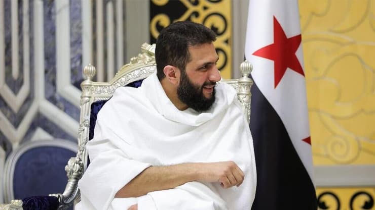 נשיא סוריה אחמד א שרע א-שרע אבו מוחמד אל ג'ולאני 