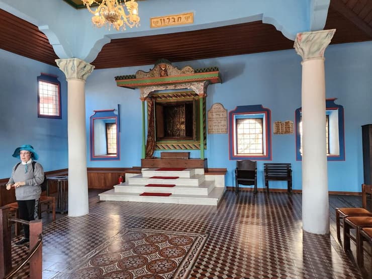 בית הכנסת בעיר וריה, יוון (צילום: באדיבות ריקי מנדל) בית הכנסת בעיר וריה