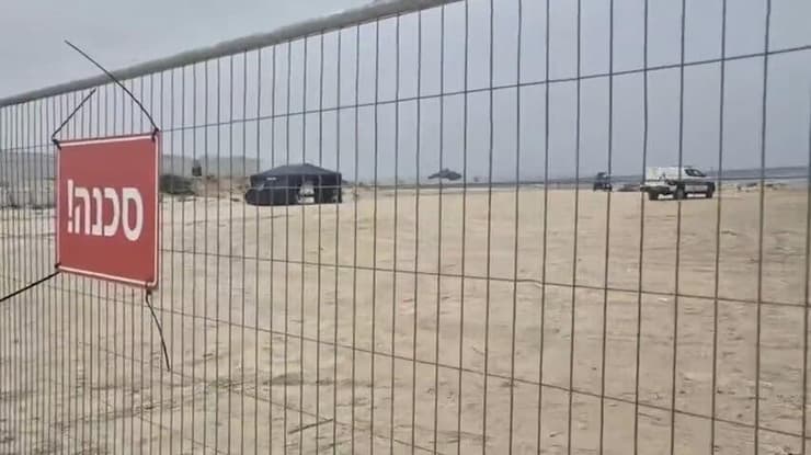 חוף נחל חדרה סגור לרחצה וכוחות ביטחון במקום בעקבות  כריש שתקף  צוללן