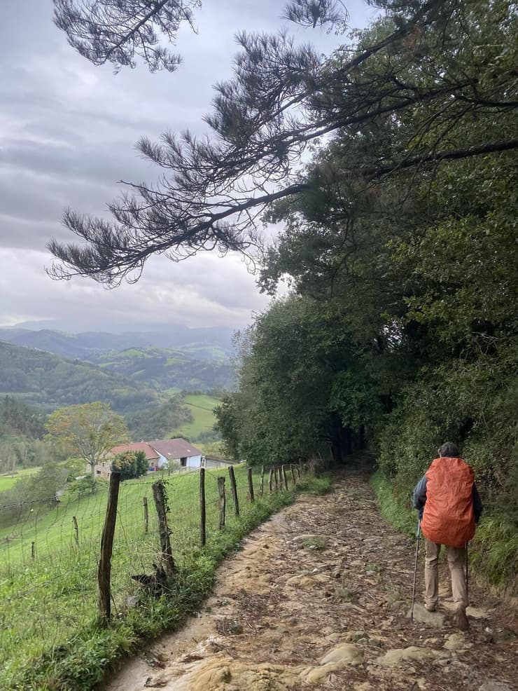 "במסלול הצפוני של הקאמינו יש המון עליות וירידות" (צילום: אליאסף אליקים) "במסלול הצפוני של הקאמינו יש המון עליות וירידות"