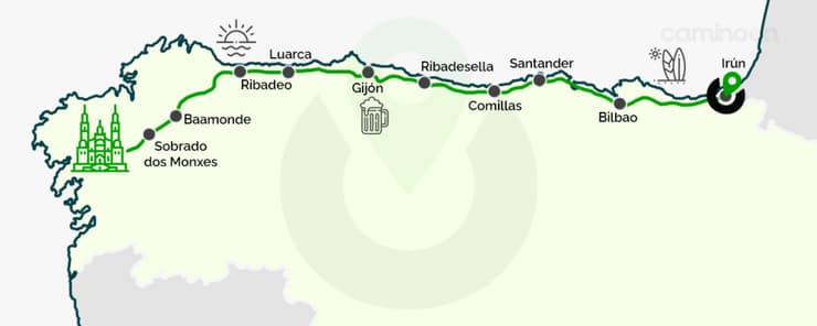 מסלול קאמינו הצפוני מסלול קאמינו הצפוני