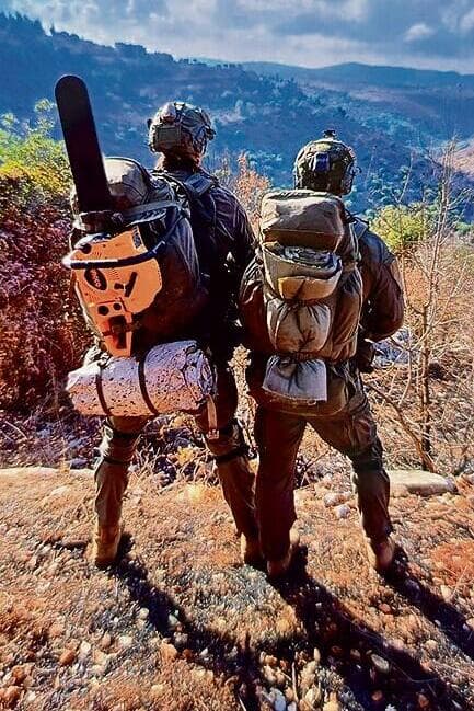 לוחמי מגלן בדרך לוואדי סלוקי