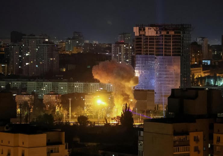 מתקפה של רוסיה על קייב בירת אוקראינה