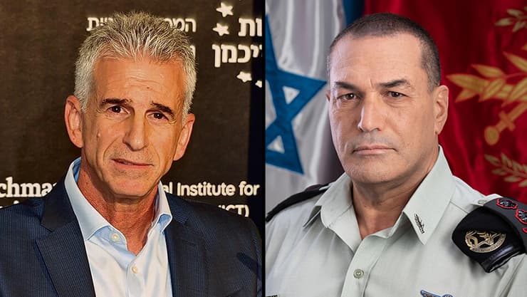 זמיר וברנע. אחד תמך, השני התנגד (צילום: דובר צה"ל, יריב כץ) אייל זמיר דדי ברנע