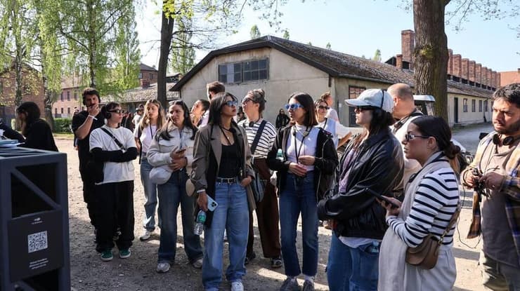 משלחת יוצרי התוכן של טיקטוק במצעד החיים 2025