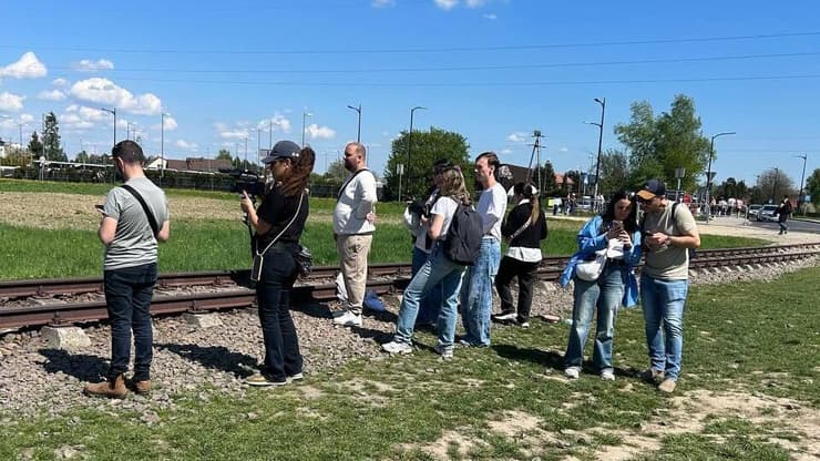 משלחת יוצרי התוכן של טיקטוק במצעד החיים 2025
