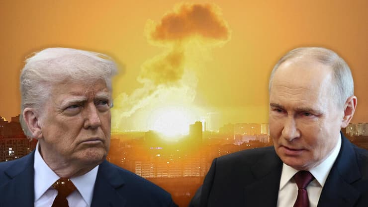 צילום: Oliver CONTRERAS / AFP, REUTERS/Brian Snyder, REUTERS/Gleb Garanich דונלד טראמפ ולדימיר פוטין
