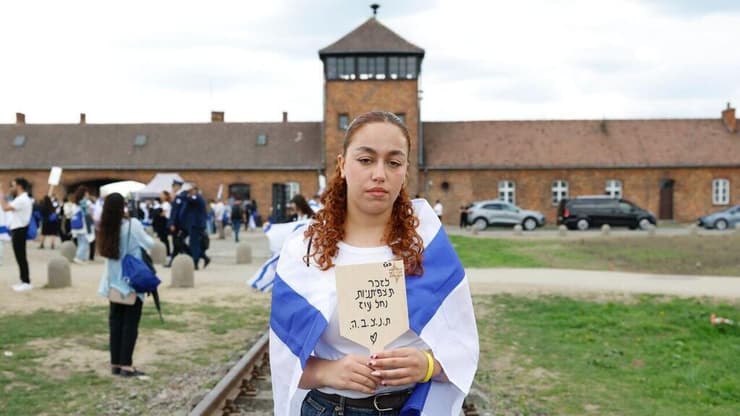 אורי מגידיש: "התרגשתי לשמוע את שורדות השואה" (צילום: זיו קורן) אורי מגידיש במצעד החיים בפולין