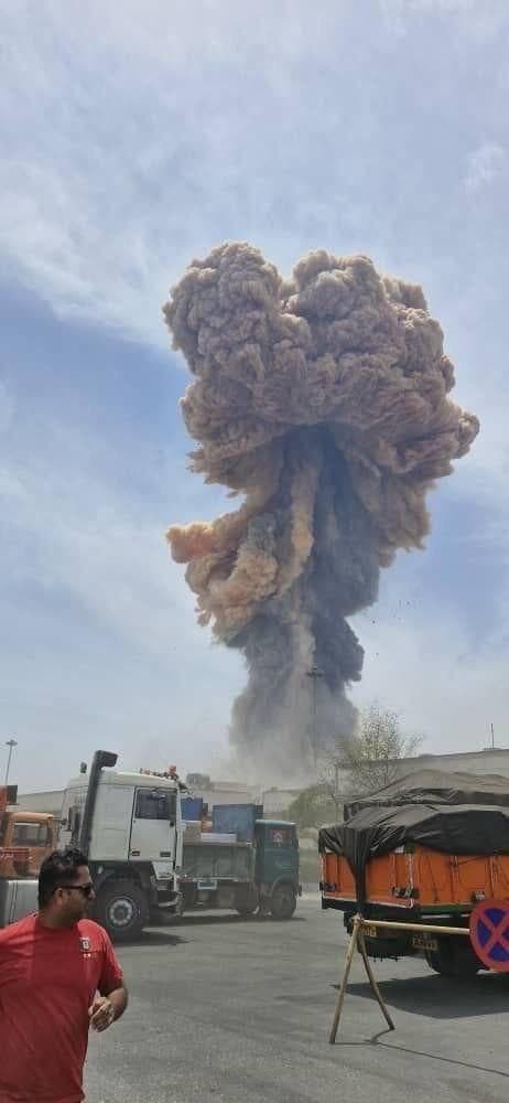 פיצוץ באיראן בנמל בנדר עבאס