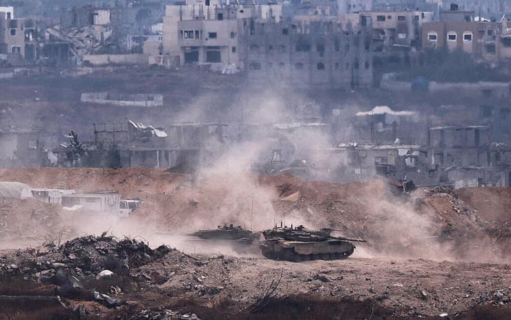 הלחימה בעזה (צילום: אמיר כהן, רויטרס) yk14348393