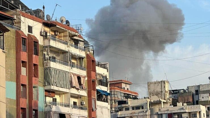 תיעוד מהתקיפות בדאחייה