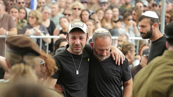 הלווייתו של רס"ר (במיל') אסף כפרי ז"ל במועצה האזורית גזר