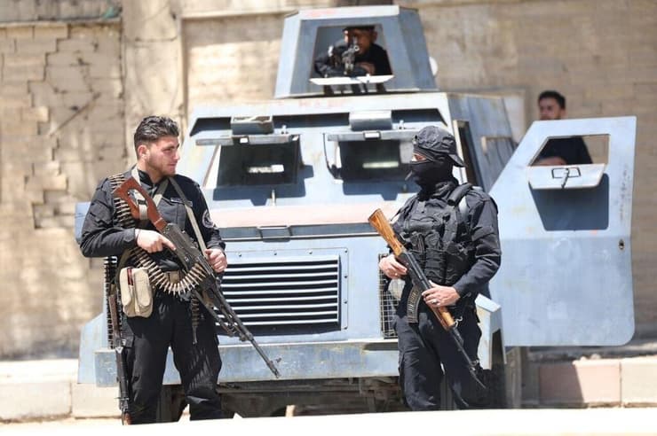 פריסת כוחות הביטחון הסורים (של המשטר) בג'ראמנה