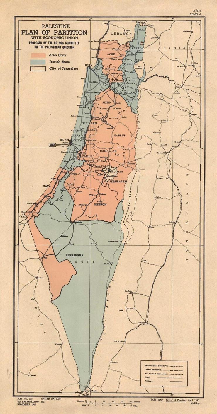 מפת החלוקה המקורית