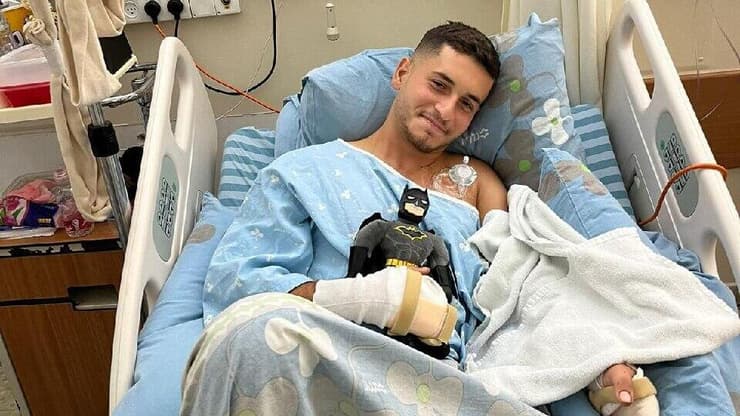 ניב ברנס קצין בגולני נפצע קשה ב-7 באוקטובר