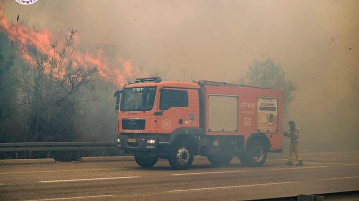 השריפה מתלקחת בלטרון
