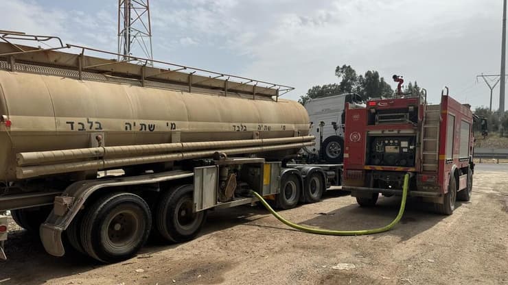 פעילות כוחות הכיבוי של אגף הטכנולוגיה והלוגיסטיקה