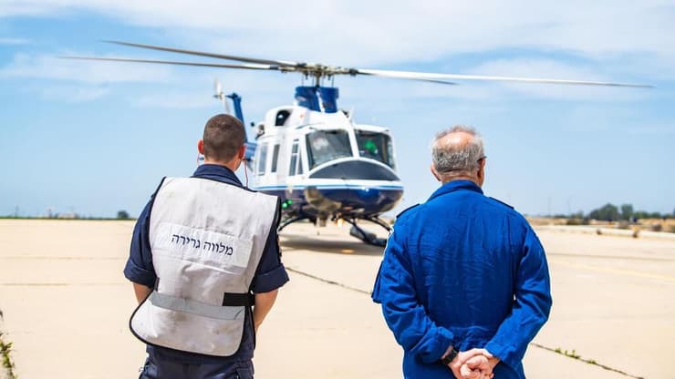מסוק סיוע מקפריסין נחת בבסיס חיל האוויר