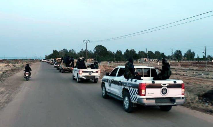 פריסת כוחות הביטחון הציבורי בין המחוזות דרעא וא-סווידאא