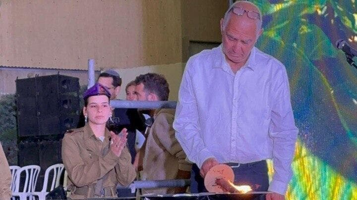 גדי מוזס הטקס הדלקת משואות במועצה אזורית אשכול