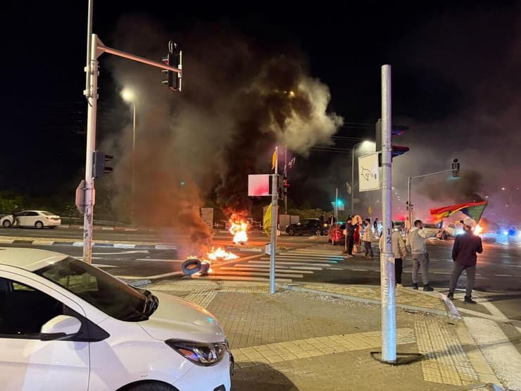 הפגנת דרוזים בצומת כברי