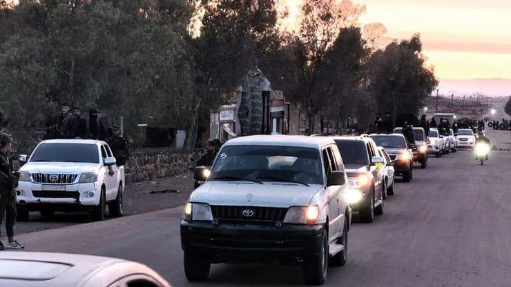 פריסת כוחות הביטחון הציבורי בין המחוזות דרעא וא-סווידאא