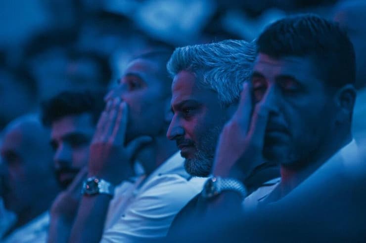 יצחקי במהלך הכנס (צילום: בית"ר ירושלים) כנס הצדעה לאוהדי בית"ר ירושלים שנפצעו במלחמה ברק יצחקי