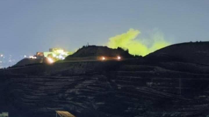 תקיפה באזור אל-רוטה שליד דמשק